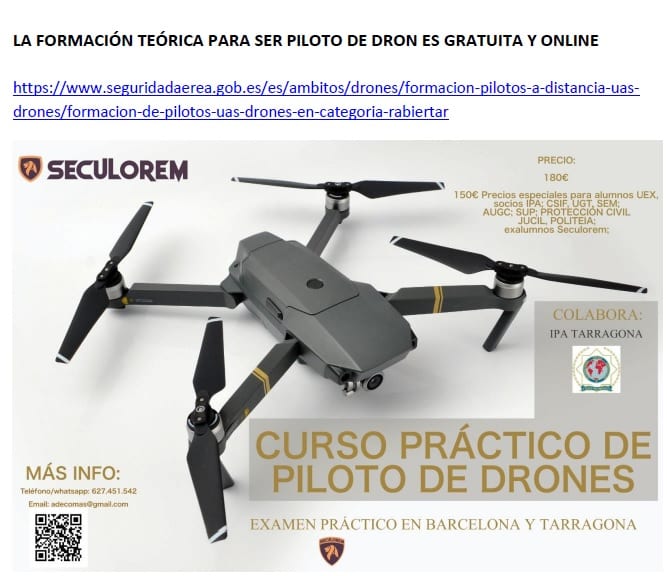 Formación teórica Piloto de Drones