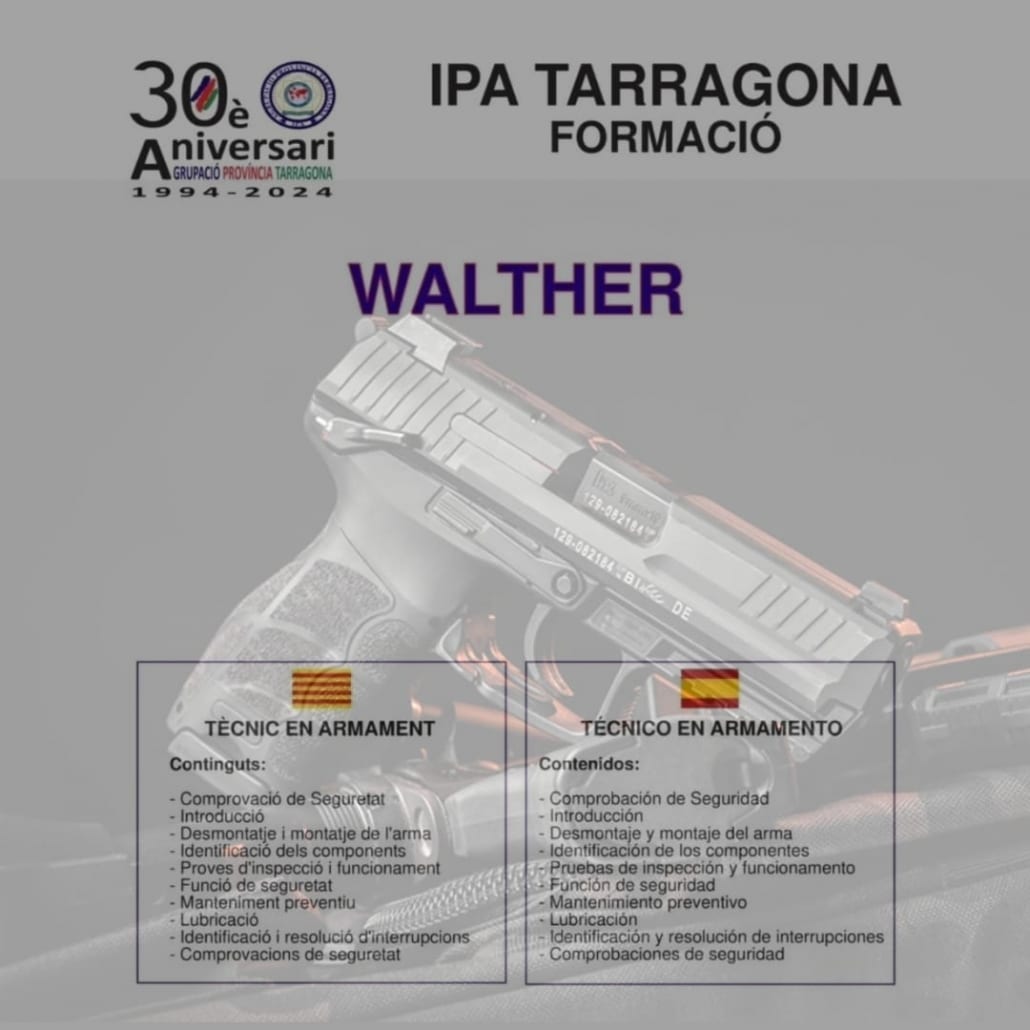 Curso técnico en armamento Walther