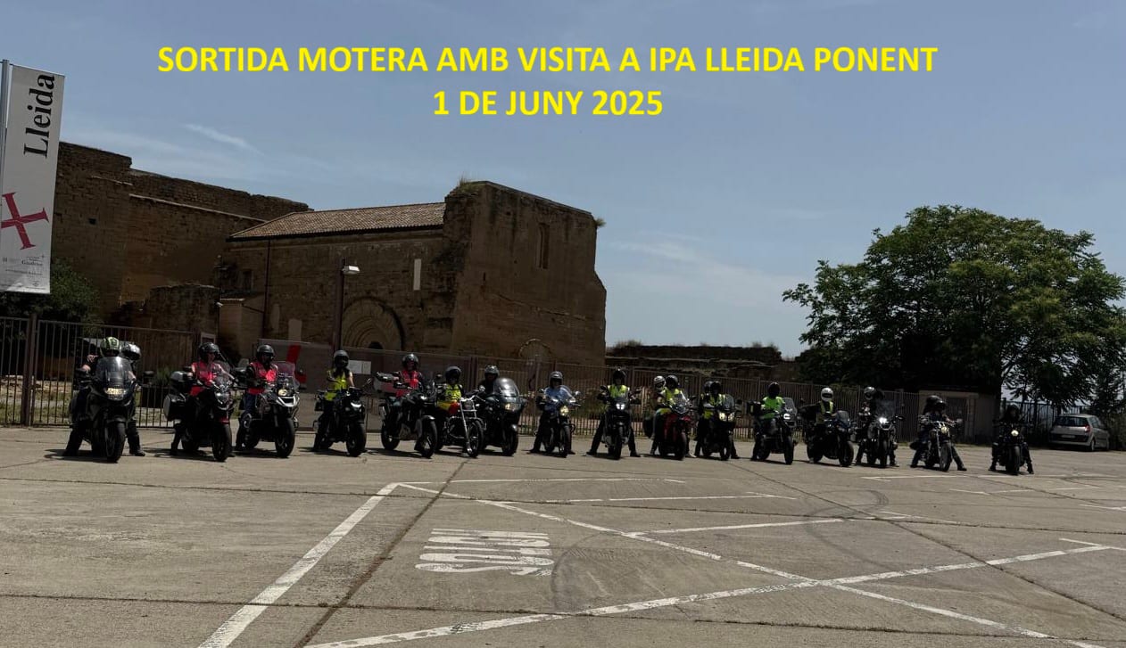 Salida motera con visita a nuestros compañeros de IPA Lleida Ponent