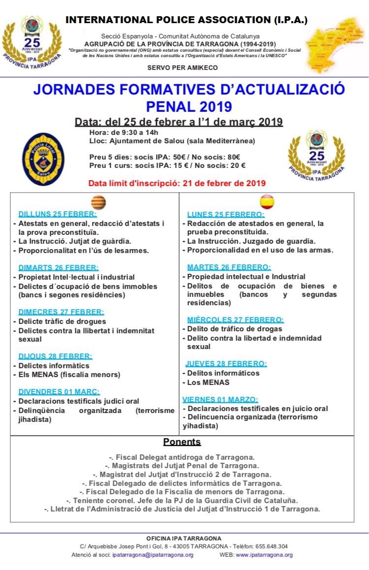 JORNADAS DE ACTUALIZACIÓN PENAL